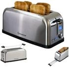 Sommertal Toaster Toaster ST1500 XXL, 4 Scheiben mit Br&ouml;tchenaufsatz retro,...