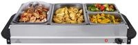 Tristar Warmhalteplatte, gro&szlig;e 2in1 W&auml;rmeplatte & Chafingdish elektrisches...