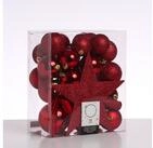 MARELIDA Weihnachtsbaumkugel Christbaumkugeln Weihnachtskugeln mit Stern...