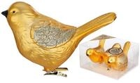 Holly & Jolly Christbaumschmuck, Christbaumschmuck V&ouml;gel auf Clip 9cm...