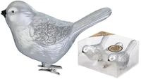 Holly & Jolly Christbaumschmuck, Christbaumschmuck Kunststoff V&ouml;gel auf Clip...