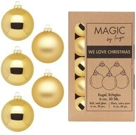 Holly & Jolly Weihnachtsbaumkugel, Weihnachtskugeln Glas 6cm 30 St&uuml;ck -...