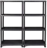ONDIS24 Steckregal Regal, Lagerregal, 60 x 30 x 131 (H) cm, 12 Zoll, 2-tlg.,