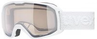 Uvex Skibrille Uvex xcitd V Skibrille Snowboardbrille white matt silver clear...