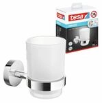 tesa Zahnputzbecher 1 x SMOOZ Zahnputzbecher, (Komplett-Set, 3-St), chrom -...