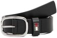 Tommy Jeans Lederg&uuml;rtel TJW OVAL 3.0 cm breit Ovale Einfachdornschlie&szlig;e und...