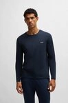 BOSS Langarmshirt Mix&Match LS-Shirt R mit BOSS Stickerei auf der Brust