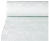 PAPSTAR Geschirr-Set Damasttischtuch 12542 50x1m Papier wei&szlig;