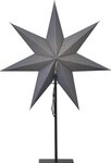 STAR TRADING LED Stern Standstern "Ozen", ohne Lochung, grau, E14, 75 cm