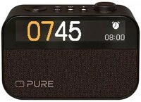 Pure Moment Charge - Radiowecker - coffee black Uhrenradio