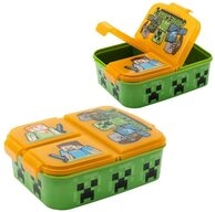 Minecraft Lunchbox Brotdose 3 getrennte F&auml;cher Minecraft Lunch to Go Vesper Dose