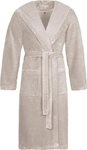 Vossen Unisex-Bademantel Lynn, Langform, Microfaser-Webfrottier, Kapuze, G&uuml;rtel,