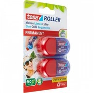 tesa Klebeband tesa Mini Klebe-Roller 6m 5mm perma ecoLogo 2 St. (Praktisches 2er Set