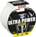 tesa Klebeband ULTRA POWER CLEAR Reparaturband, wetterfestes Panzertape...