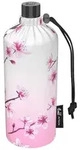 Emil Trinkflasche Kirschbl&uuml;ten Glasflasche, Flasche aus Glas, BPA-Frei,