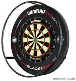 Winmau Dart-Wandschutz Plasma + Surround Bundle black 4305
