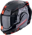 Scorpion Exo Motorradhelm EXO Tech Evo Traveller Helm, Integriertes Sonnenvisier