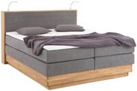 Home affaire Boxspringbett Cavan, Eiche, inkl. Bettkasten & Topper, verschiedene