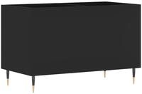 vidaXL Lowboard Plattenschrank Schwarz 74,5x38x48 cm Holzwerkstoff (1 St)