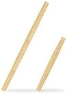 relaxdays Teigroller Bambus 2er Set Bambus, (2-tlg)