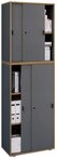 VCM Aktenschrank B&uuml;roschrank Salia mit Schiebt&uuml;ren H. 183 x B. 60 x