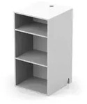 GLORIOUS Mischpult, (Modular Mix Rack White, DJ-M&ouml;bel, Vinyl Aufbewahrung), Modular