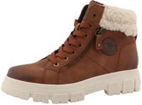 Winterboots TOM TAILOR, Damen, Gr. 37, braun (cognacfarben), Lederimitat,...