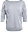 3/4-Arm-Shirt WINSHAPE "MCS001", Damen, Gr. XS, grau (cool grau), 50% Modal, 50%