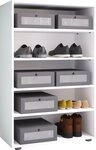 VCM Schuhschrank Schuhkommode Lona H. 110 x B. 70 x T. 37 cm