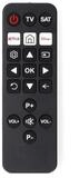 Nedis TVRC23SNBK Universal-Fernbedienung (Infrarot, vorprogrammiert, einfache