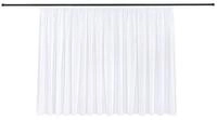 Gerster Gardine Alina (1 St), Smokband, halbtransparent, Wirkware, Pflegeleichte,
