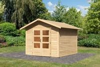 Karibu Gartenhaus "Tarmstedt 6" naturbelassen, BxT: 300x304 cm, aus hochwertiger