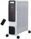 KLAMER &Ouml;lradiator 2500 W, Elektroheizung energiesparend, 13 Rippen, 3 Heizstufen mit