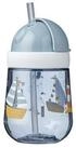 Mepal Kinderbecher Mio Strohhalmbecher 300 ml, 1-tlg., Polypropylen, Silikon, Tritan