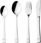 LEONARDO Kinderbesteck BAMBINI (4-tlg), 1 Personen, Edelstahl 18/10, Krokodil,