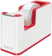 LEITZ Klebeband Leitz Klebeband-Abroller Wei&szlig;-Rot Rollenbreite (max): 19 mm
