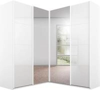 rauch Schwebet&uuml;renschrank Schrank Garderobe Eckkleiderschrank QUADRA Front in
