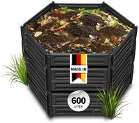 GARANTIA Komposter AIR-KING Steckkomposter 600 Liter schwarz