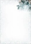 Sigel Motivpapier SIGEL Weihnachtsbriefpapier Eukalyptus magic Motiv DIN A4