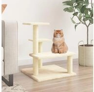 vidaXL Kratzbaum vidaXL Kratzbaum mit Sisal-Kratzs&auml;ulen Creme 61 cm