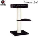 Canadian Cat Company Kratzbaum Barnie, anthrazit-beige, Kratzbaum mit extra...