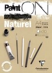 CLAIREFONTAINE Zeichenpapier Clairefontaine Paint'On natur A4 250g 30Bl