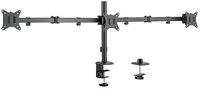 LogiLink Monitor-Halterung BP0173, (3-fach, 17-27", Arml&auml;nge: je 658 mm,...