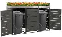 MCW M&uuml;lltonnenbox MCW-H40-3, M&uuml;lltonnen mit 80 bis 240L Fassungsverm&ouml;gen,