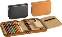 BRUNNEN Federm&auml;ppchen BRUNNEN Sch&uuml;ler-Etui Ledereinband natur 1 Klappe 104905704
