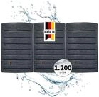4rain Regentonne ExtraSLIM STONE DECOR Wandtank-SET 1200 L, graphite grey