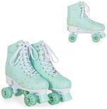 Byox Rollschuhe Wish, ABEC-5 Lager, Glitzerr&auml;der, Tragetasche, PU-Bremse,