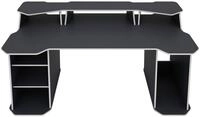 byLIVING Gamingtisch MATRIX, 180 cm mit Platz f&uuml;r 3 Bildschirme, gratis Aufkleberset