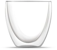 Feelino Thermoglas DUOS Gl&auml;ser 2x 80ml, 2-tlg., Glas, Borosilikatglas