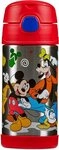 THERMOS Isolierflasche FUNTAINER STRAW BOTTLE, doppelwandiger Edelstahl,